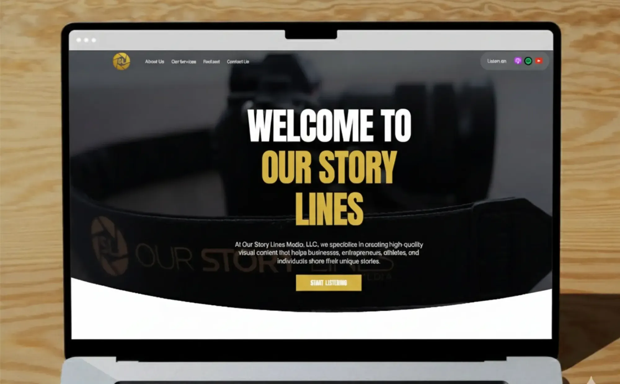 Professional services website design by Happiworks
